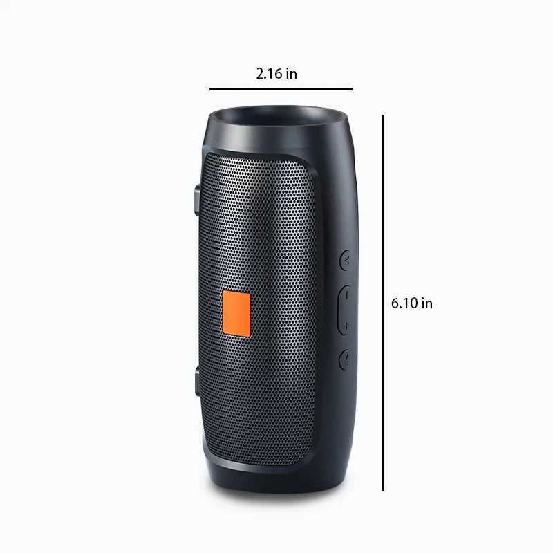 Dual Stereo Bluetooth Speaker – 360° Rich Bass, TWS Pairing & FM Radio