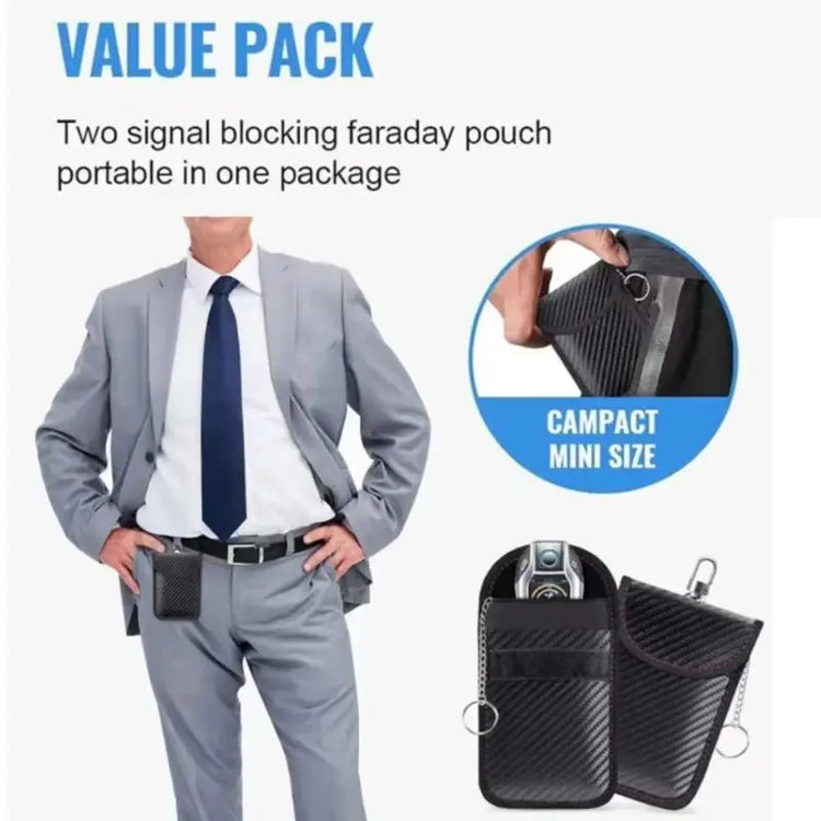 Faraday Cage Car Key Signal Blocker Case