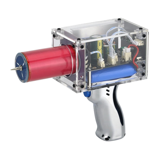 Tesla Coil Gun Handheld Magnetic Energy Generator with Power Adapter
