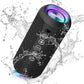 Ortizan X10 360° Bluetooth Speaker – 24W RGB Blast, 30H Playtime & IPX7 Waterproof
