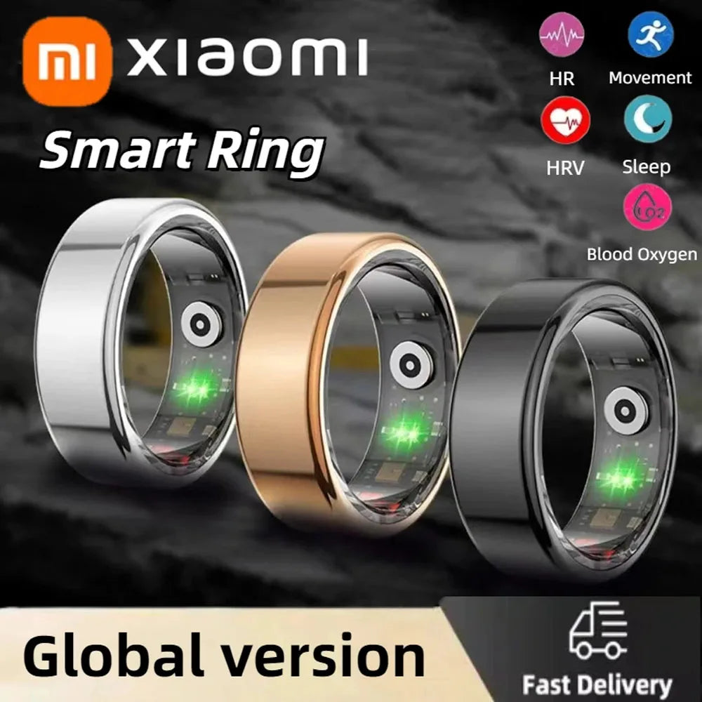 Smart Ring – Bluetooth Fitness Tracker for Heart Rate, Sleep & Wellness