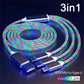 NNBILI Multi-Connector Cable (MFi & 2.4A Fast Charge)