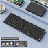 Ultra-Slim Bluetooth Folding Keyboard – Rechargeable & Travel-Ready